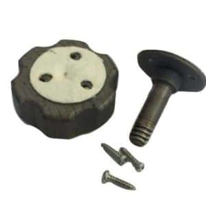 Pressed Steel Door Knob and Spindle Assembly